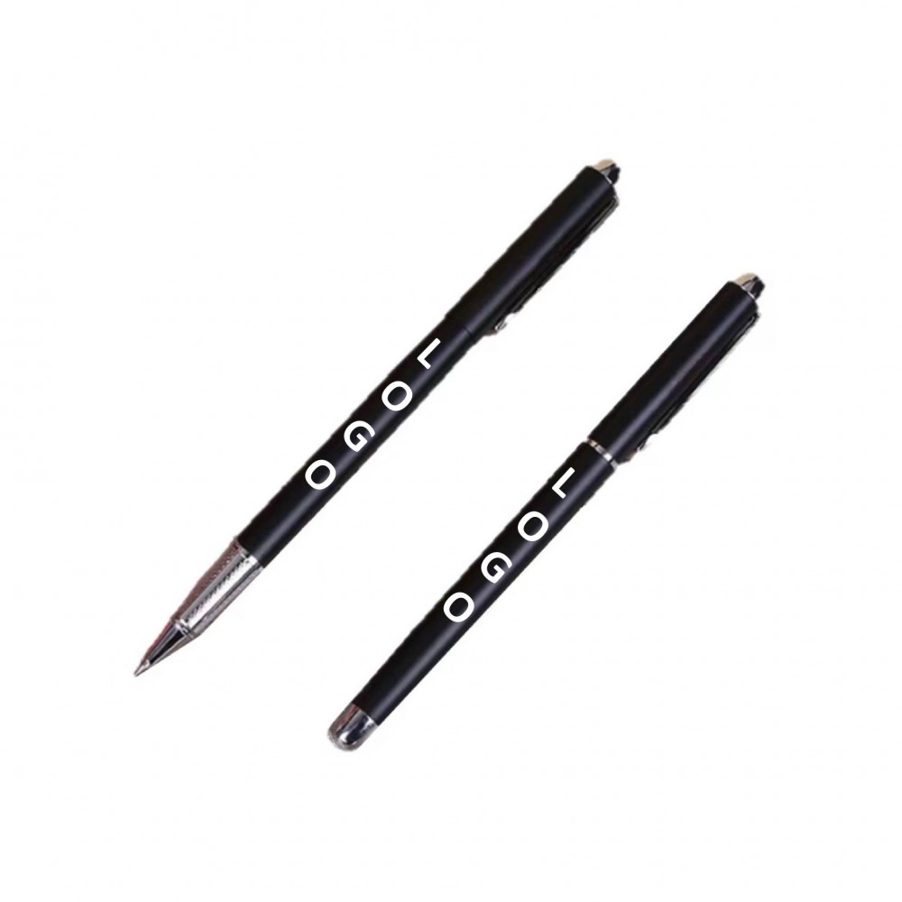 Custom Imprinted Advertising Pen With Metal Clip