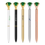 Emerald Crystal Ballpoint Pen Logo Branded