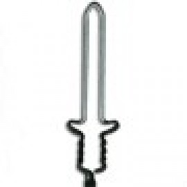 Custom Engraved Sword Inkbend Standard, Bent Pen