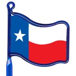 Inkbend Standard Billboard Pens W/ Texas Flag Stock Insert Custom Imprinted