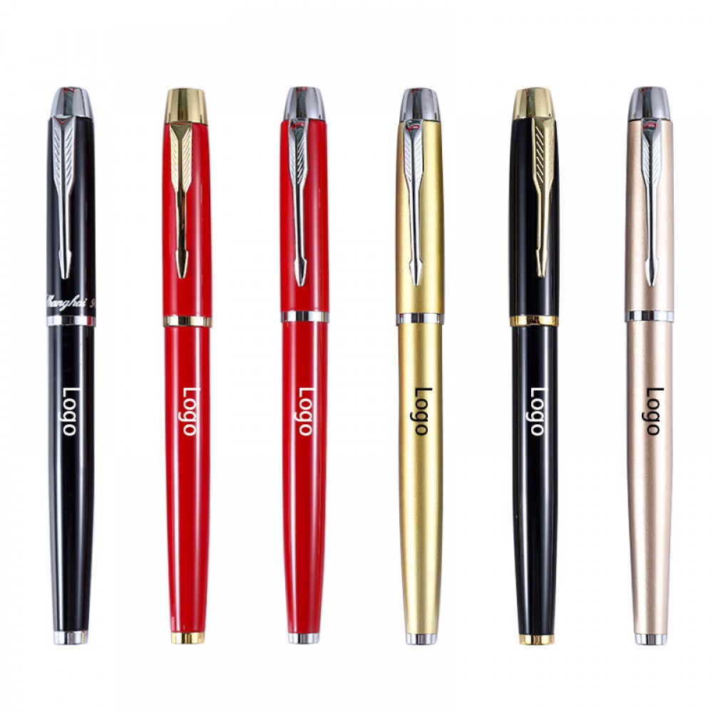Arrow Feather Shape Metal Signature Pen Logo Branded Arrow Feather Shape Metal Signature Pen Logo Branded