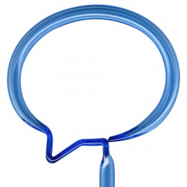 Logo Branded Thought Bubble Inkbend Standard, Bent Pen