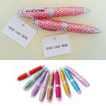 Logo Branded Rhinestone Covered Pen