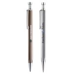 Custom Imprinted Metal Pen, Ballpoint pen, Click action, Blue ink refill optional