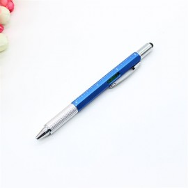 Custom Engraved 6 In 1 Multifunction Metal Ballpoint Pen