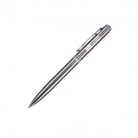 Eris Gun Metal Ballpoint Twist Pen w/Shiny Chrome Link Trim Custom Imprinted  Eris Gun Metal Ballpoint Twist Pen w/Shiny Chrome Link Trim Custom Imprinted