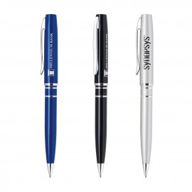Logo Branded Frank Twist Action Pens
