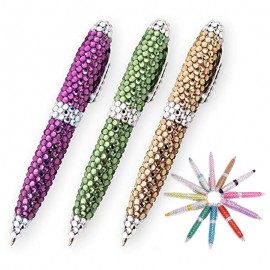 Bling Rhinestone Ball Point Pen Custom Imprinted