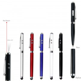 Detachable Stylus 4 In 1 Metal Pen Logo Branded