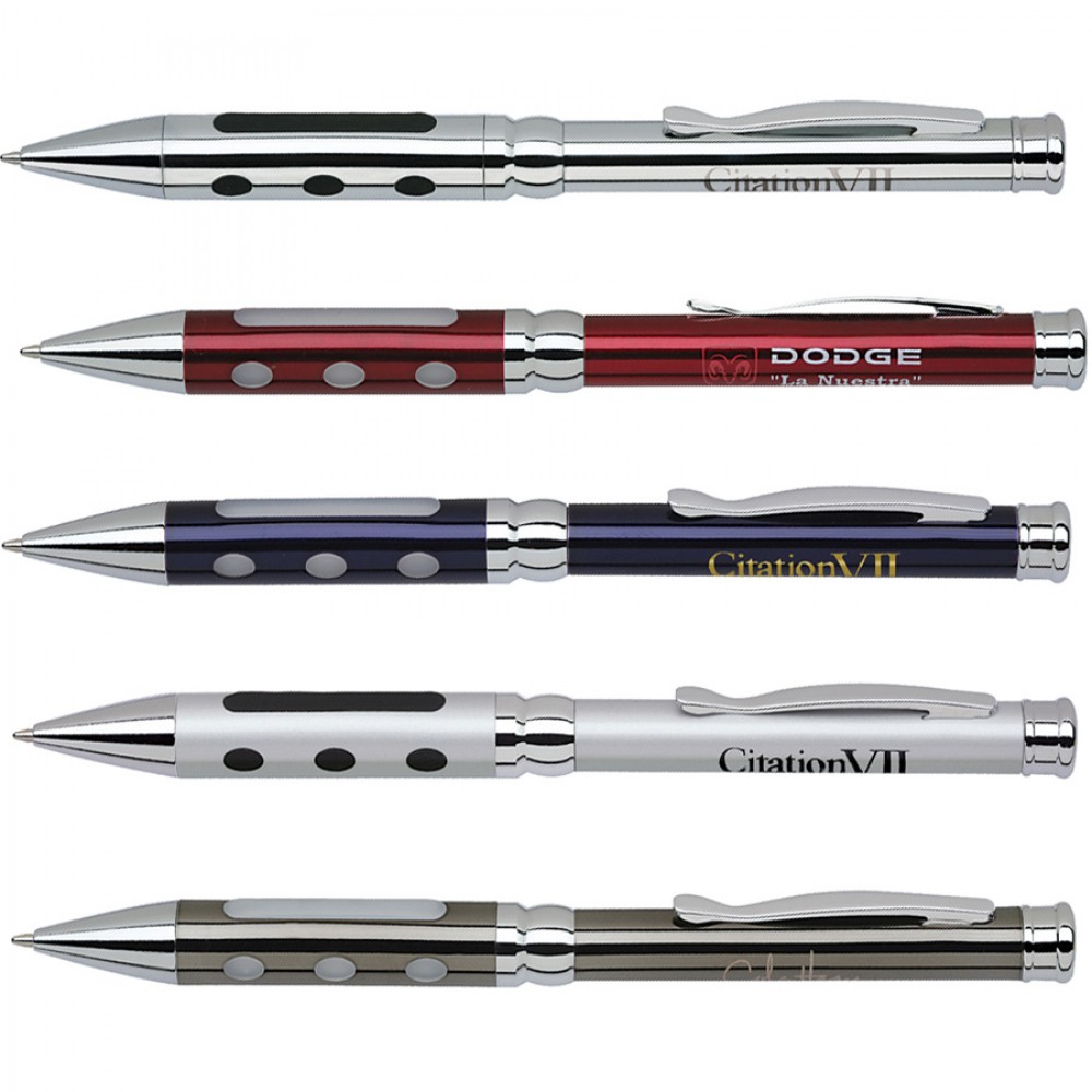 Custom Imprinted Solid Brass Twist Action Pen Custom Imprinted Solid Brass Twist Action Pen