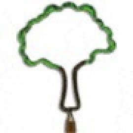 Custom Engraved Tree Oak Multi-Color Inkbend Standard, Bent Pen