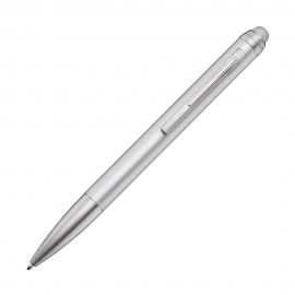 Logo Branded Nuvo Metal Pen/Stylus - Silver