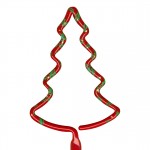Logo Branded Tree Christmas Multi-Color Inkbend Xtra, Bent Pen