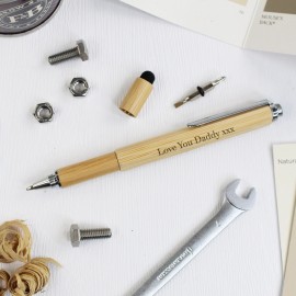 Custom Imprinted Bamboo Tool Pen