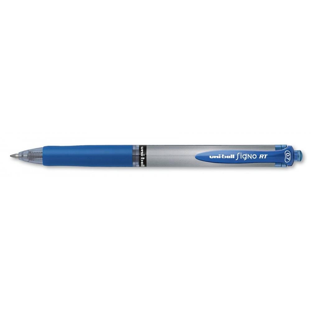 Custom Engraved Uniball Gel RT Blue/Blue Ink Retractable Gel Pen Custom Engraved Uniball Gel RT Blue/Blue Ink Retractable Gel Pen