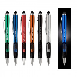 LED Light Up Logo Stylus Pen Custom Engraved