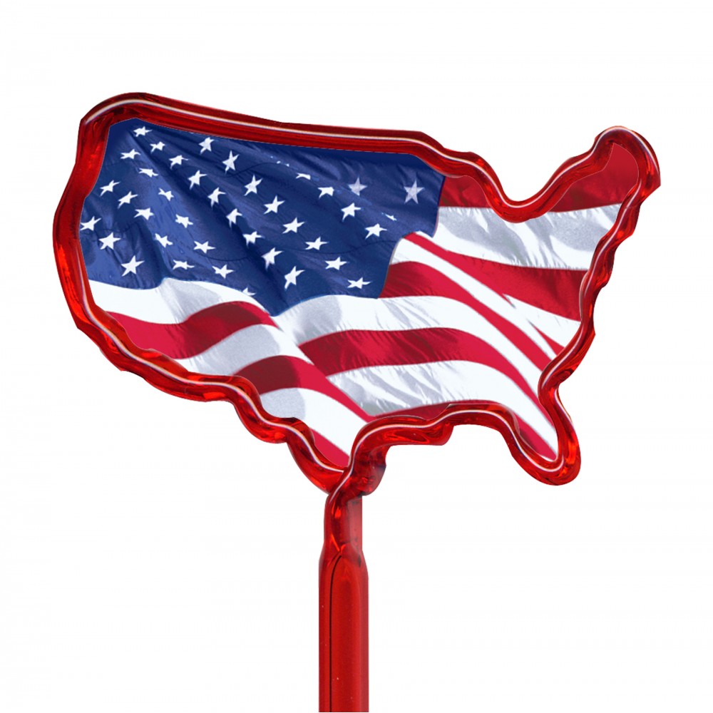 Logo Branded Inkbend Xtra Billboard Pens W/ USA Flag Stock Insert