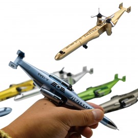 Creative Airplane Shaped Gel Pen Logo Branded