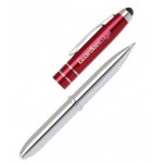 Stylus-400 L.E.D. Light & Aluminum Ballpoint Pen Custom Engraved