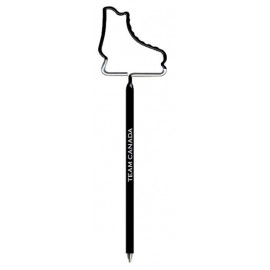 Hockey Skate Multi-Color Inkbend Standard, Bent Pen Custom Imprinted