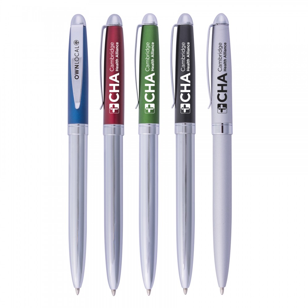 Custom Imprinted Vanis Twist Action Metal Pen (close out) Custom Imprinted Vanis Twist Action Metal Pen (close out)