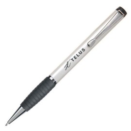 Michelangelo Pen - White Pearl/Chrome Custom Imprinted