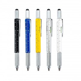 6-in-1 Multipurpose Tool Pen Logo Branded