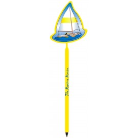 Custom Imprinted Inkbend Standard Billboard Pen W/ Sailboat Stock Insert