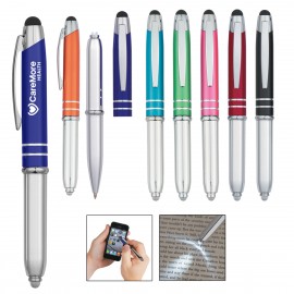 Custom Engraved Aluminum Pen with LED light