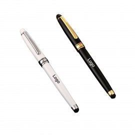 2 in 1 Metal Signature Pen and Capacitive Stylus Custom Imprinted