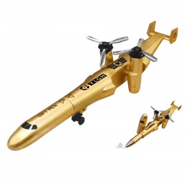 Golden Plastic Twin Propeller Helicopter Pen Logo Branded  Golden Plastic Twin Propeller Helicopter Pen Logo Branded