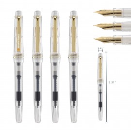 Transparent Fountain Pen Custom Imprinted
