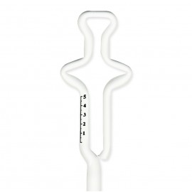 Logo Branded Syringe Multi-Color Inkbend Standard, Bent Pen  Logo Branded Syringe Multi-Color Inkbend Standard, Bent Pen