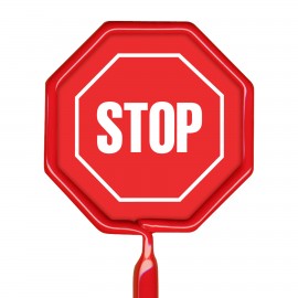 Inkbend Xtra Billboard Pens W/ Stop Sign Stock Insert Logo Branded