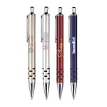 Metal Pen, Ballpoint pen, Click action, Blue ink refill optional Custom Imprinted