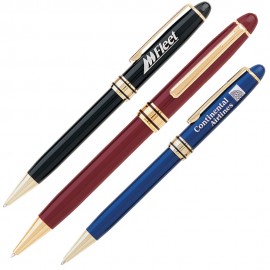 Custom Engraved Aluminum Twist Action Ballpoint Pen w/ Metallic Colored Barrel  Custom Engraved Aluminum Twist Action Ballpoint Pen w/ Metallic Colored Barrel