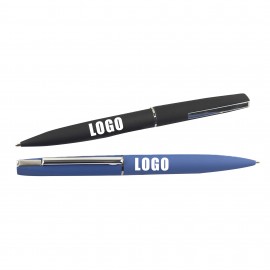 Logo Branded Metal Gel Ballpoint Pen