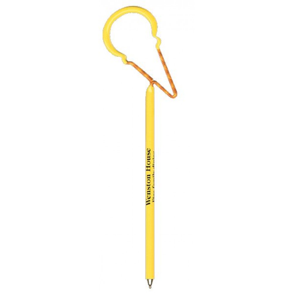 Custom Imprinted Ice Cream Cone 1 Multi-Color Inkbend Standard, Bent Pen Custom Imprinted Ice Cream Cone 1 Multi-Color Inkbend Standard, Bent Pen