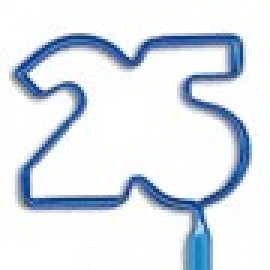 Logo Branded 25 Inkbend Standard, Bent Pen  Logo Branded 25 Inkbend Standard, Bent Pen