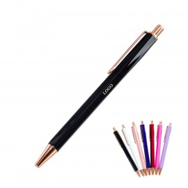 Logo Branded Hexagonal Metal Ballpoint Pen