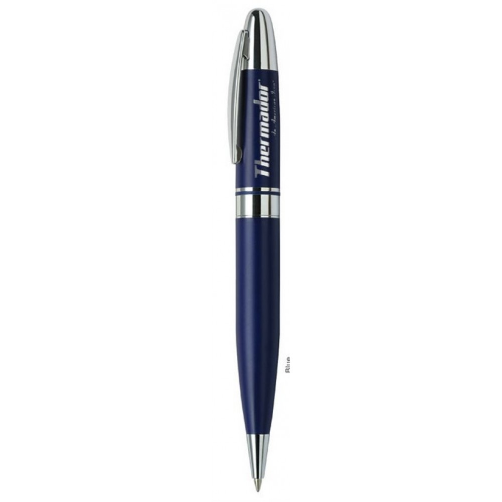 Logo Branded Twist Action Brass Construction Pen Logo Branded Twist Action Brass Construction Pen