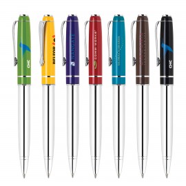 Logo Branded Asher Aluminum Ballpoint Pen