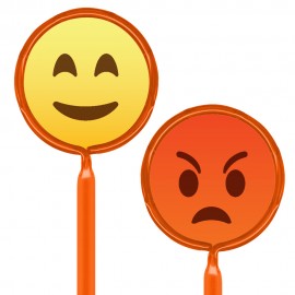 Inkbend Standard Billboard Pens W/ Emoji Happy / Mad Stock Insert Logo Branded