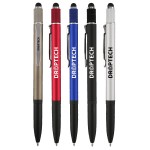 Custom Imprinted Alicante Aluminum Spin Top Stylus Pen