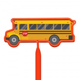 Custom Engraved Inkbend Xtra Billboard Pens W/ School Bus Stock Insert