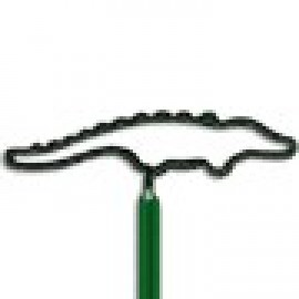 Alligator Inkbend Standard, Bent Pen Custom Engraved