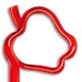 Apple Inkbend Standard, Bent Pen Custom Imprinted  Apple Inkbend Standard, Bent Pen Custom Imprinted