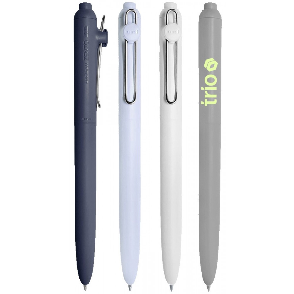 Logo Branded uni-ball Zento Gel Retractable Pen Zen