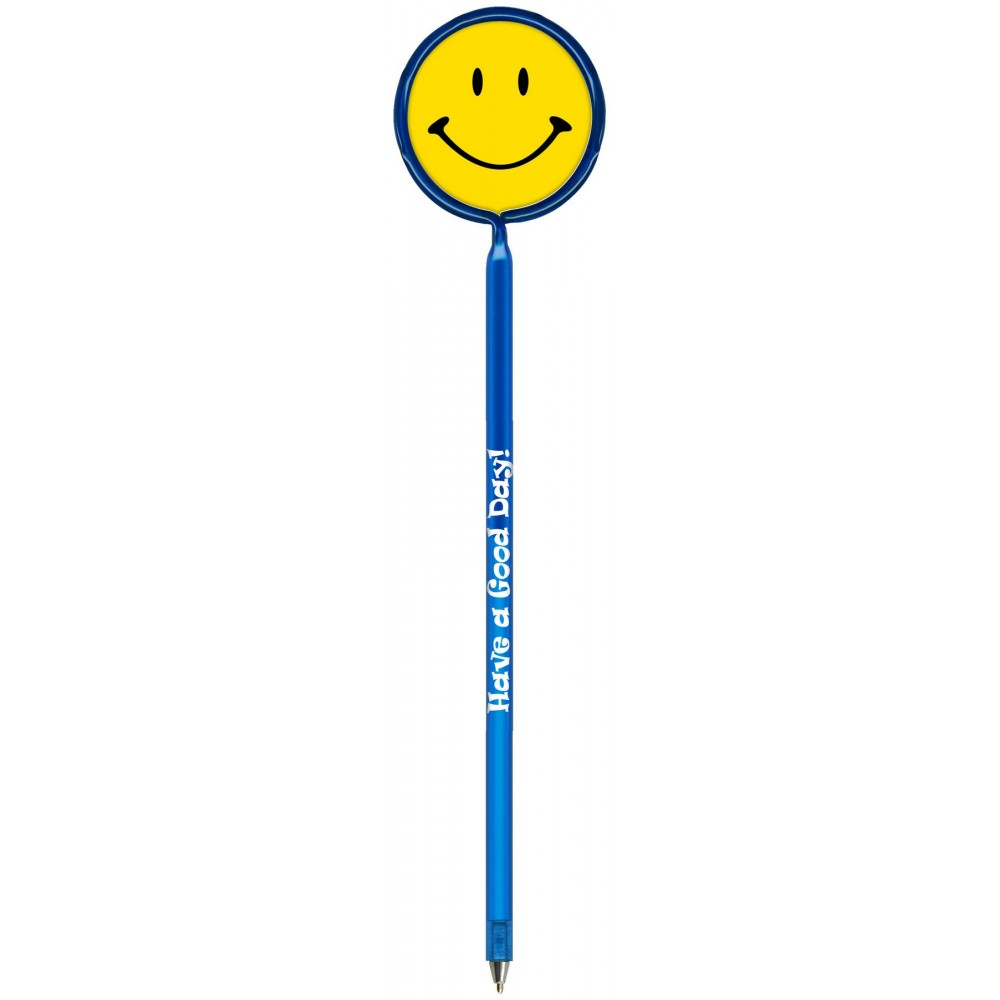 Custom Engraved Inkbend Standard Billboard Pens W/ Smiley Face Stock Insert