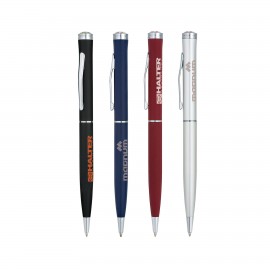 Custom Engraved Twist Action Metal Ballpoint Pen